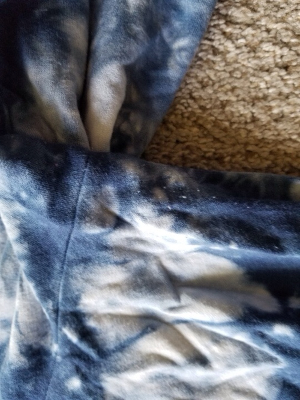 Rare Torrid Blue Tie-Dye Long Sleeve - Picture 5 of 5